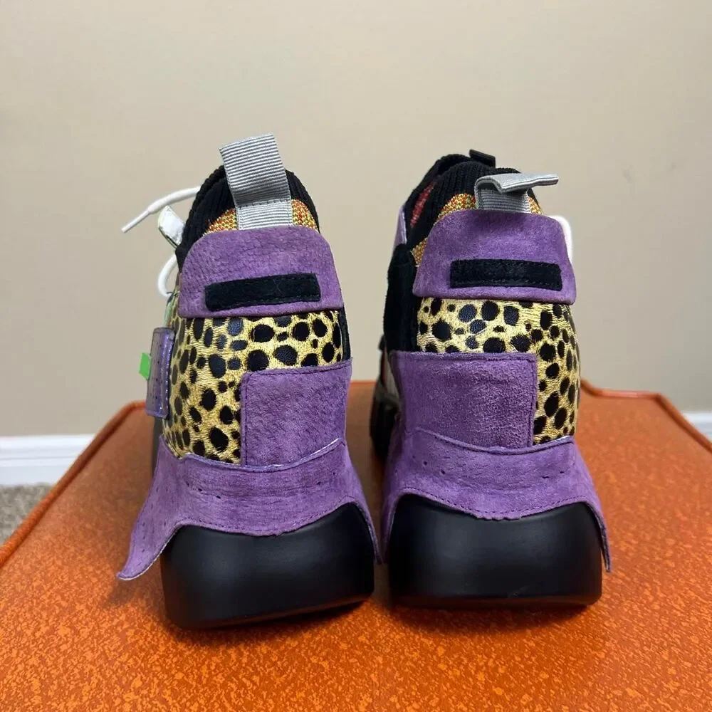 Anthony Wang Colorful Chunky Platform Sneakers